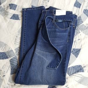 NWT Soho NY&C paperbag slim leg size 8 jeans